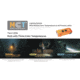 Nitecore TIP3 Rechargeable Keychain Lithium Ion 720 Lumens LED Flashlight, Orange, 6952506409754