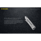 Nitecore NTK10 Titanium Utility Knife, Silver, 6952506492695