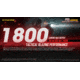 Nitecore P10i 1800 Lumen USB-C Rechargeable Flashlight, Black, 6952506406500