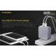 Nitecore UA42Q 2-Port Quick Charge USB 2.0 &amp; 3.0 Adapter, Silver, 6952506493067