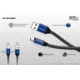 Nitecore UAC20 3.3ft USB Type C 3A Fast Charging Cable, Blue, 6952506493272
