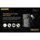 Nitecore UNK2 Dual Port USB Digital Charger for Nikon Batteries EN-EL15, Black, 6952506492671