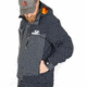 Norfin Rebel Pro Insulated Gray Rain Jacket - Men's, Gray, Large, 596003-L