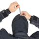 Norfin Rebel Pro Insulated Gray Rain Jacket - Men's, Gray, Large, 596003-L