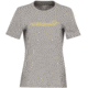 Norrona Big Stitch T-Shirt - Womens, Grey Melange, Small, 3407-23 8870 S