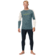 Norrona Falketind Equaliser Merino Round Neck Shirt - Mens, North Atlantic/Snowdrop, Large, 7042698472205