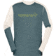 Norrona Falketind Equaliser Merino Round Neck Shirt - Mens, North Atlantic/Snowdrop, Large, 7042698472205