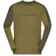 Norrona Falketind Equaliser Merino Round Neck Shirt - Mens, Olive Drab/Olive Night, Small, 1820-22 3908 S