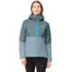 Norrona Falketind Thermo60 Hood - Womens, North Atlantic/Tourmaline, Large, 7042698454553