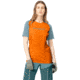 Norrona Fjora Equaliser Lightweight T-Shirt - Womens, Orange Popsicle/Tourmaline, Small, 7042698465009
