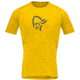Norrona Fjora Wool T-Shirt - Mens, Sulphur/Vintage Indigo, Small, 2224-21 5012 S