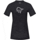 Norrona Fjora Wool T-Shirt - Womens, Caviar Black, Small, 2225-21 7718 S