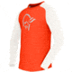 Norrona PureUll Norrona Long Sleeve - Mens, Arednalin Red/Snowdrop, Medium, 5262-21 5643 M