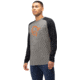 Norrona PureUll Norrona Long Sleeve - Mens, Castor Grey/Caviar Black Melange, 2XL, 5262-21 8704 XXL