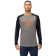 Norrona PureUll Norrona Long Sleeve - Mens, Castor Grey/Caviar Black Melange, 2XL, 5262-21 8704 XXL