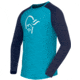 Norrona PureUll Norrona Long Sleeve - Mens, Hawaiian Surf/Indigo Night, 2XL, 5262-21 6609 XXL
