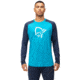 Norrona PureUll Norrona Long Sleeve - Mens, Hawaiian Surf/Indigo Night, 2XL, 5262-21 6609 XXL