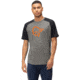 Norrona PureUll Norrona T-Shirt - Mens, Castor Grey/Caviar Black Melange, Small, 5261-21 8704 S