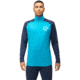 Norrona PureUll Norrona Zip Neck Shirt - Mens, Hawaiian Surf/Indigo Night, Large, 5270-21 6609 L