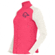 Norrona PureUll Norrona Zip Neck Shirt - Womens, Honeysuckle/Snowdrop, Extra Small, 5271-21 5558 XS