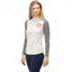 Norrona PureUll Norrona Zip Neck Shirt - Womens, Snowdrop/Castor Grey, Medium, 5271-21 9942 M