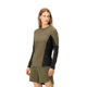 Norrona Senja Equaliser Lightweight Long Sleeve Shirt - Womens, Olive Night, Extra Small, 5824-23-3301-XS