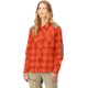 Norrona Svalbard Flannel Shirt - Womens, Orange Alert/Rooibos Tea, Large, 2401-23 5656 L
