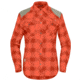Norrona Svalbard Flannel Shirt - Womens, Orange Alert/Rooibos Tea, Large, 2401-23 5656 L
