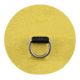 NRS 1in D-Ring Pennel Orca Patch, Yellow, 4.5in 37311.01.104