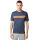 Oakley 249 Future Stripe Tee - Mens, Foggy Blue, Small, 457530-6FB-S