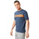 Oakley 249 Future Stripe Tee - Mens, Foggy Blue, Small, 457530-6FB-S