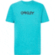 Oakley Camo B1B Logo Short Sleeve Tee - Mens, Wave Blue, 2XL, FOA400034-6W6-XXL