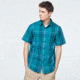 Oakley Checked Woven Short Sleeve Shirt - Mens, Green Check, Extra Small, FOA400030-97N-XS