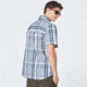 Oakley Checked Woven Short Sleeve Shirt - Mens, Grey Check, Large, FOA400030-97Y-L