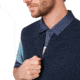 Oakley Light Knit Half Zip Vest - Mens, Foggy Blue, Extra Large, 412802-6FB-XL