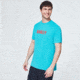 Oakley Logo Stars Short Sleeve Tee - Mens, Wave Blue, Extra Large, FOA400068-6W6-XL