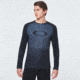 Oakley MTB Long Sleeve Tech Tee - Mens, Grey Pixel Print, Small, FOA400847-99G-S