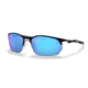 Oakley OO4145 Wire Tap 2.0 Sunglasses - Mens, Satin Black Frame, Prizm Sapphire Lens, 60, OO4145-414504-60