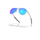 Oakley OO4147 Contrail Sunglasses - Men's, Satin Chrome Frame, Prizm Sapphire Lens, 57, OO4147-414703-57