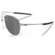 Oakley OO6050 Contrail TI Sunglasses - Mens, Satin Chrome Frame, Prizm Black Polarized Lens, 57, OO6050-605003-57