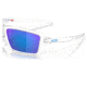 Oakley OO9129 Cables Sunglasses - Men's, Polished Clear Frame, Prizm Sapphire Polarized Lens, 63, OO9129-912905-63