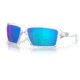 Oakley OO9129 Cables Sunglasses - Mens, Polished Clear Frame, Prizm Sapphire Polarized Lens, 63, OO9129-912905-63