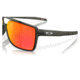 Oakley OO9147 Castel Sunglasses - Mens, Matte Grey Smoke Frame, Prizm Ruby Lens, 63, OO9147-914705-63