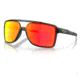 Oakley OO9147 Castel Sunglasses - Men's, Matte Grey Smoke Frame, Prizm Ruby Lens, 63, OO9147-914705-63