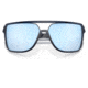 Oakley OO9147 Castel Sunglasses - Men's, Matte Translucent Blue Frame, Prizm Deep Water Polarized Lens, 63, OO9147-914706-63