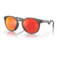 Oakley OO9464A HSTN A Sunglasses - Mens, Matte Carbon Frame, Prizm Ruby Lens, Asian Fit, 52, OO9464A-946403-52