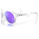 Oakley OO9464A HSTN A Sunglasses - Mens, Matte Clear Frame, Prizm Violet Lens, Asian Fit, 52, OO9464A-946402-52