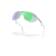 Oakley OO9467A CMDN A Sunglasses - Mens, Matte Clear Frame, Prizm Road Jade Lens, Asian Fit, 33, OO9467A-946703-33