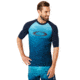 Oakley Rashguard Short Sleeve Tee - Mens, Fathom, Large, 482399-6AC-L
