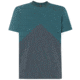 Oakley SI Enhance Slant Short Sleeve Henley 9.0 - Mens, Petrol, Large, 457723-9PE-L